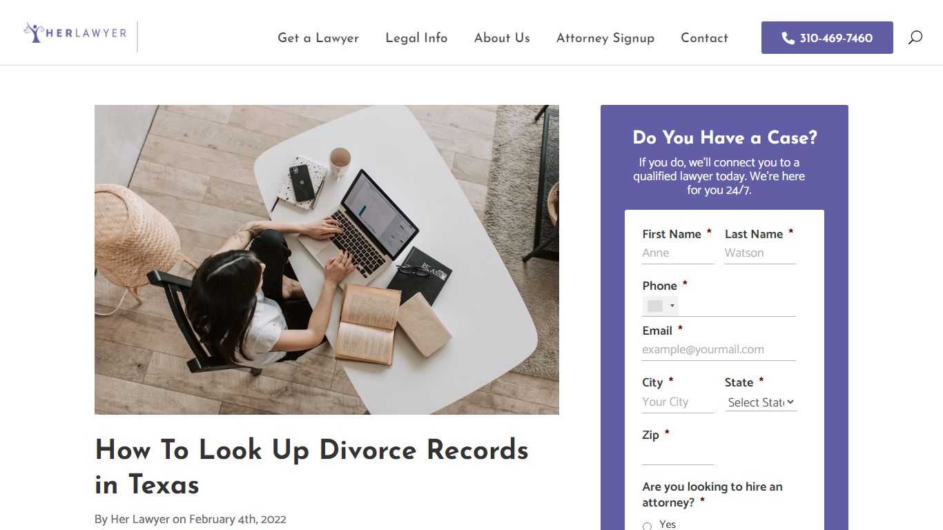How To Look Up Divorce Records in Texas - Her Lawyer